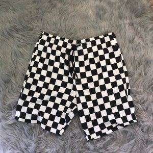 Checkerboard shorts